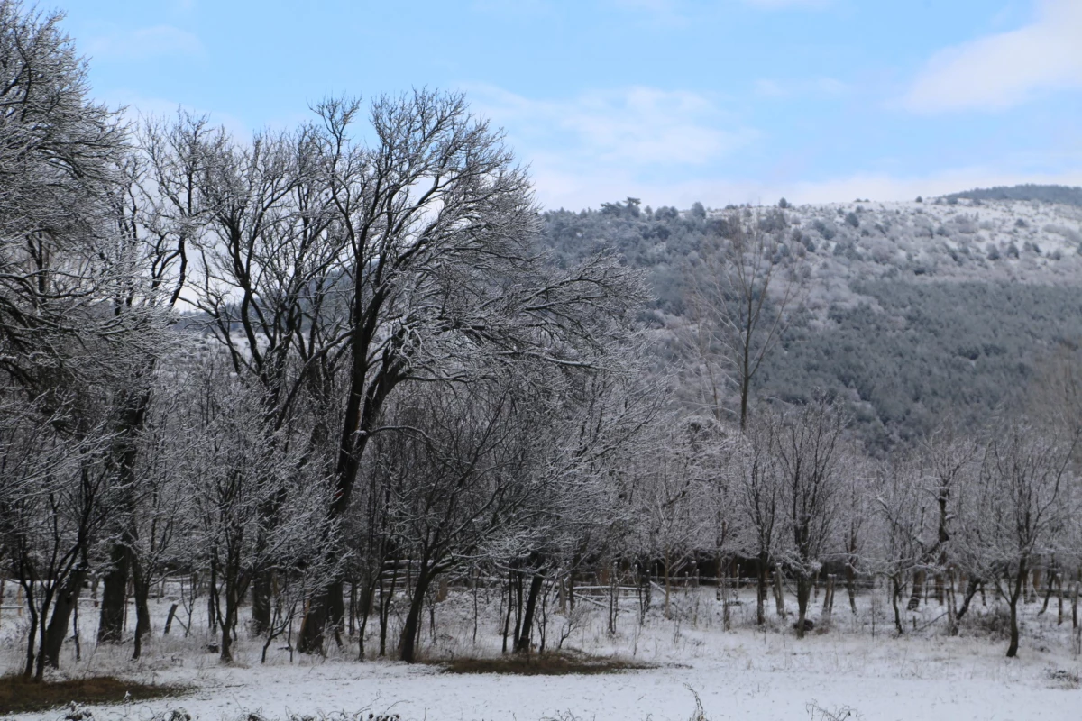 Kastamonu\'da yüksek kesimlerde kar etkili oldu