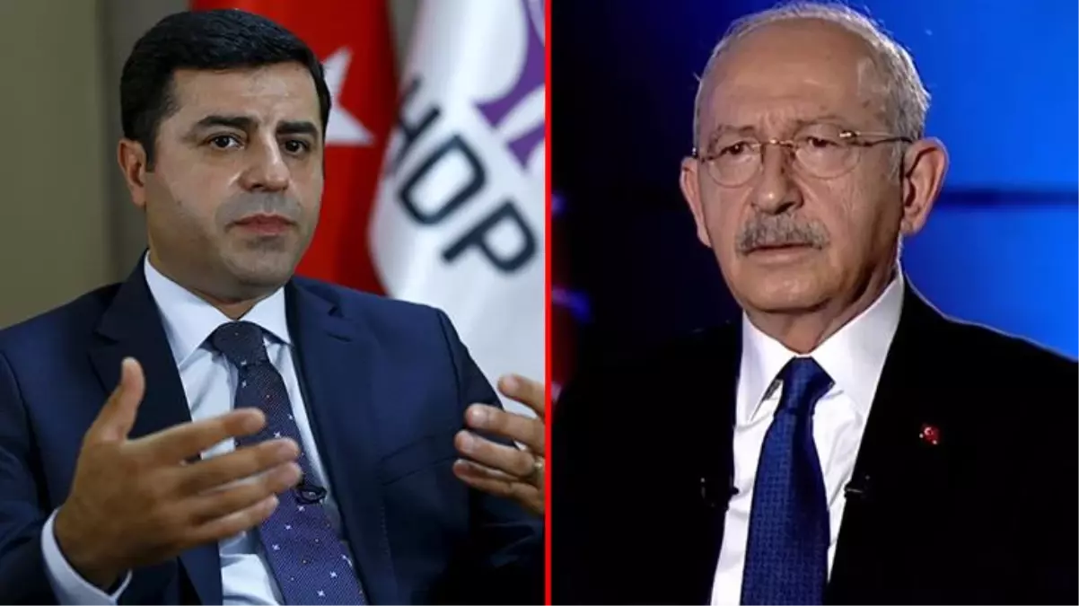 Selahattin Demirtaş\'tan Kemal Kılıçdaroğlu\'na canlı yayında soru