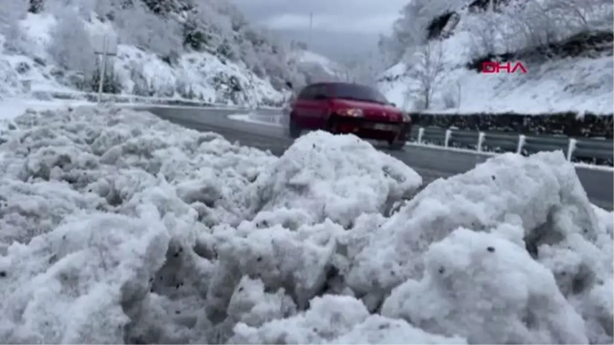 ZONGULDAK\'TA KAR YAĞIŞI ETKİLİ OLDU