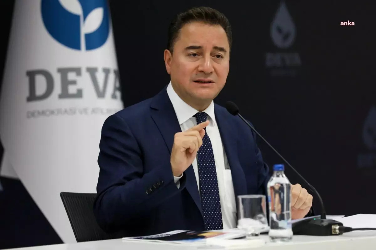 Babacan: "Bugün 2022 Yılında Yolsuzluk Algı Endeksi\'nde 101. Sıraya Gerilediğimiz Açıklandı.