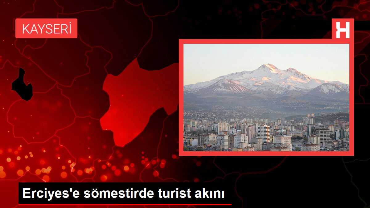 Erciyes'e sömestirde turist akını
