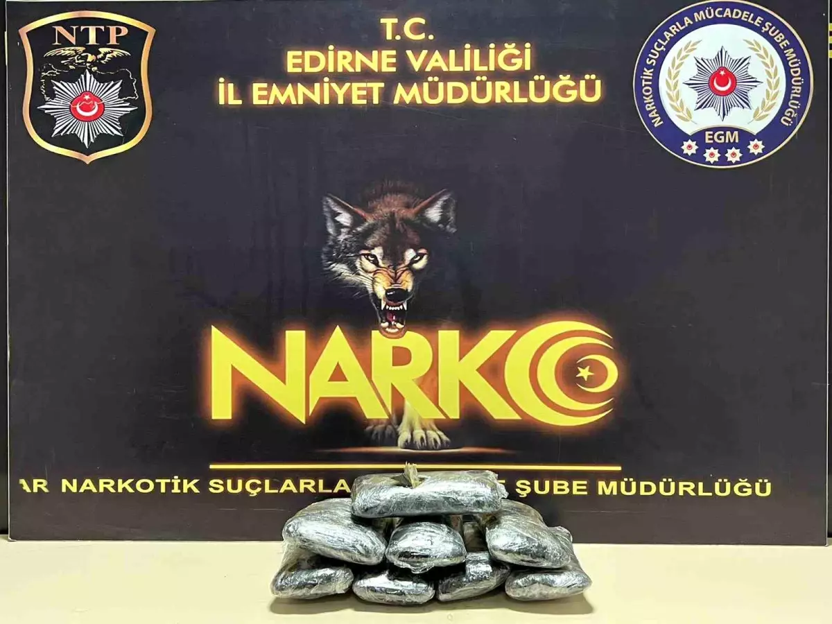 Kapıkule Sınır Kapısı\'nda tırda 2 kilo 840 gram skunk ele geçirildi