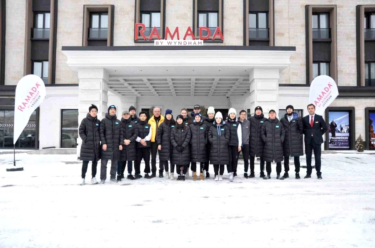 Kazakistan Short Track Milli Takımı, dünya kupasına Erzurum\'da hazırlanıyor