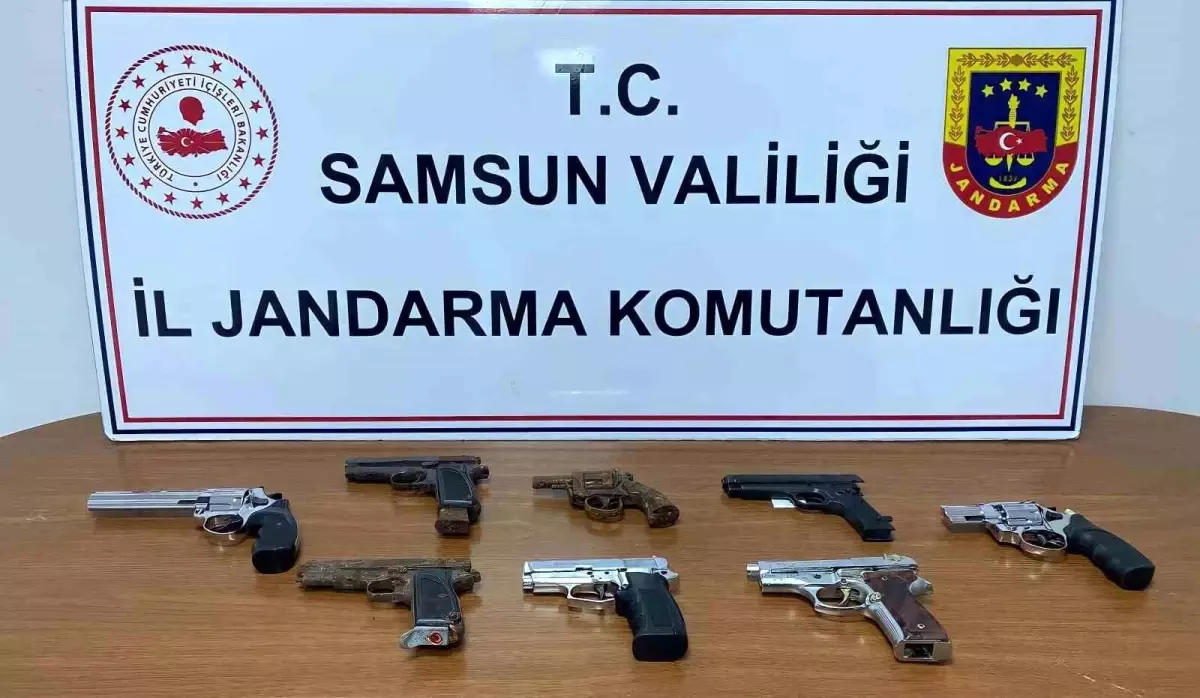 Samsun\'da jandarmadan silah kaçakçılığı operasyonu: 1 gözaltı