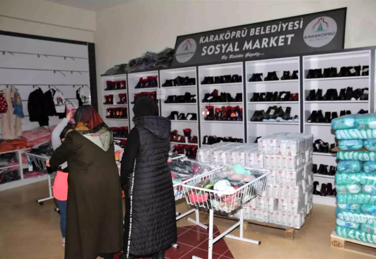 Sosyal market ile ihtiyaç sahiplerinin yüzü gülüyor