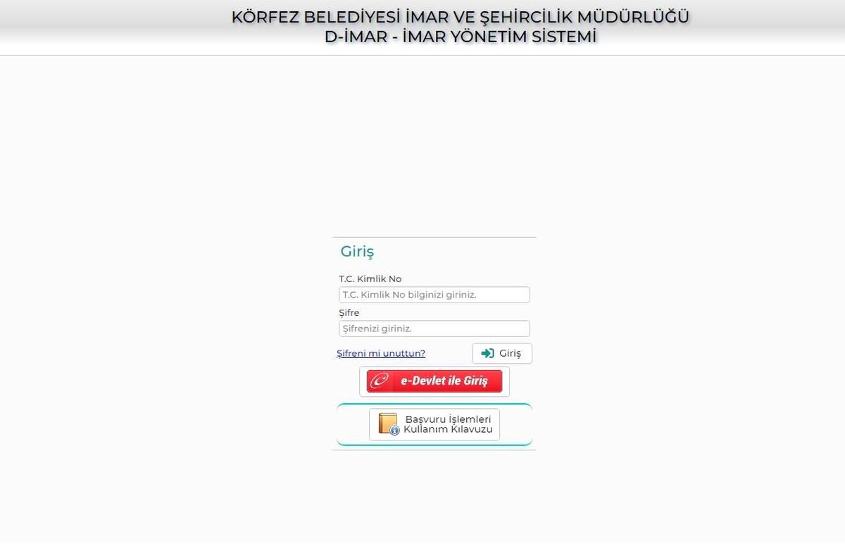 Körfez\'de e-imar dönemi başladı