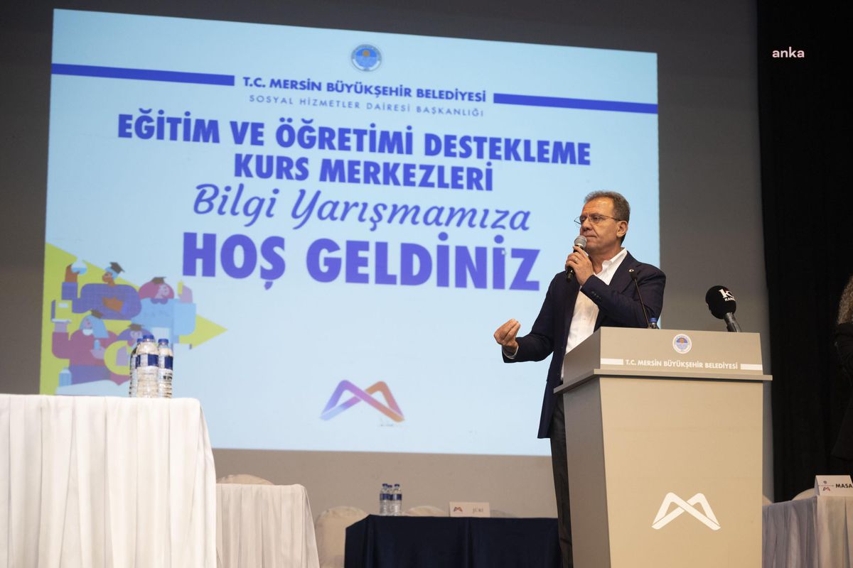 Mersin Büyükşehir Belediye Başkanı Seçer, Öğrencilerin Yarışma Heyecanına Ortak Oldu