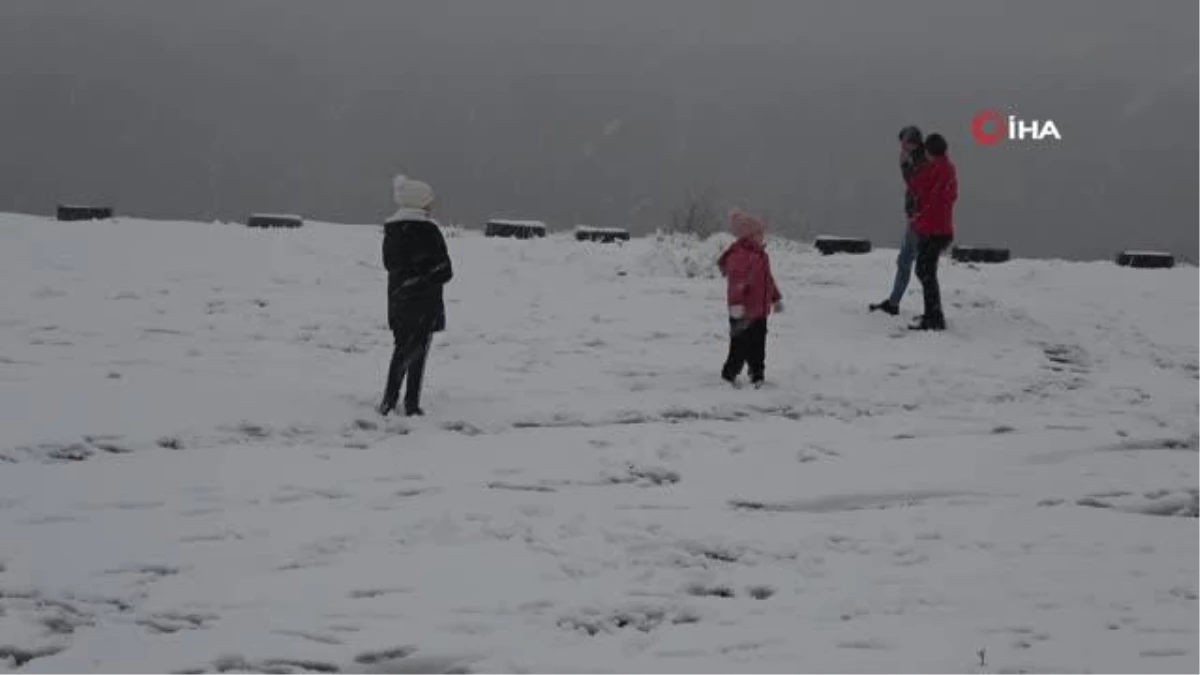 Ordu\'da kar güzelliği... Boztepe beyaz gelinliğini giydi