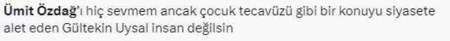 Sosyal medyada birbirlerine girdiler! Gültekin Uysal'ın Ümit Özdağ için kullandığı ifade büyük tepki çekti