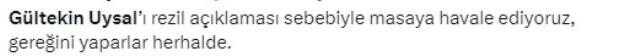 Sosyal medyada birbirlerine girdiler! Gültekin Uysal'ın Ümit Özdağ için kullandığı ifade büyük tepki çekti