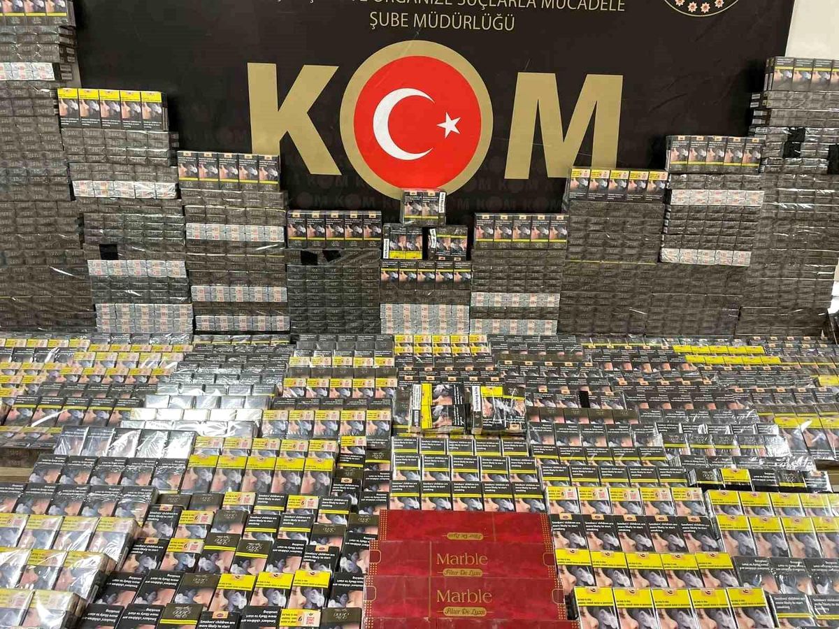 Tırda 2 bin 800 paket kaçak sigara ele geçirildi