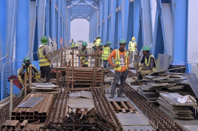 Çinli ve Bangladeşli Mühendisler Padma Köprüsü Demiryolu Bağlantısı Projesi'nde İşbirliği Yapıyor