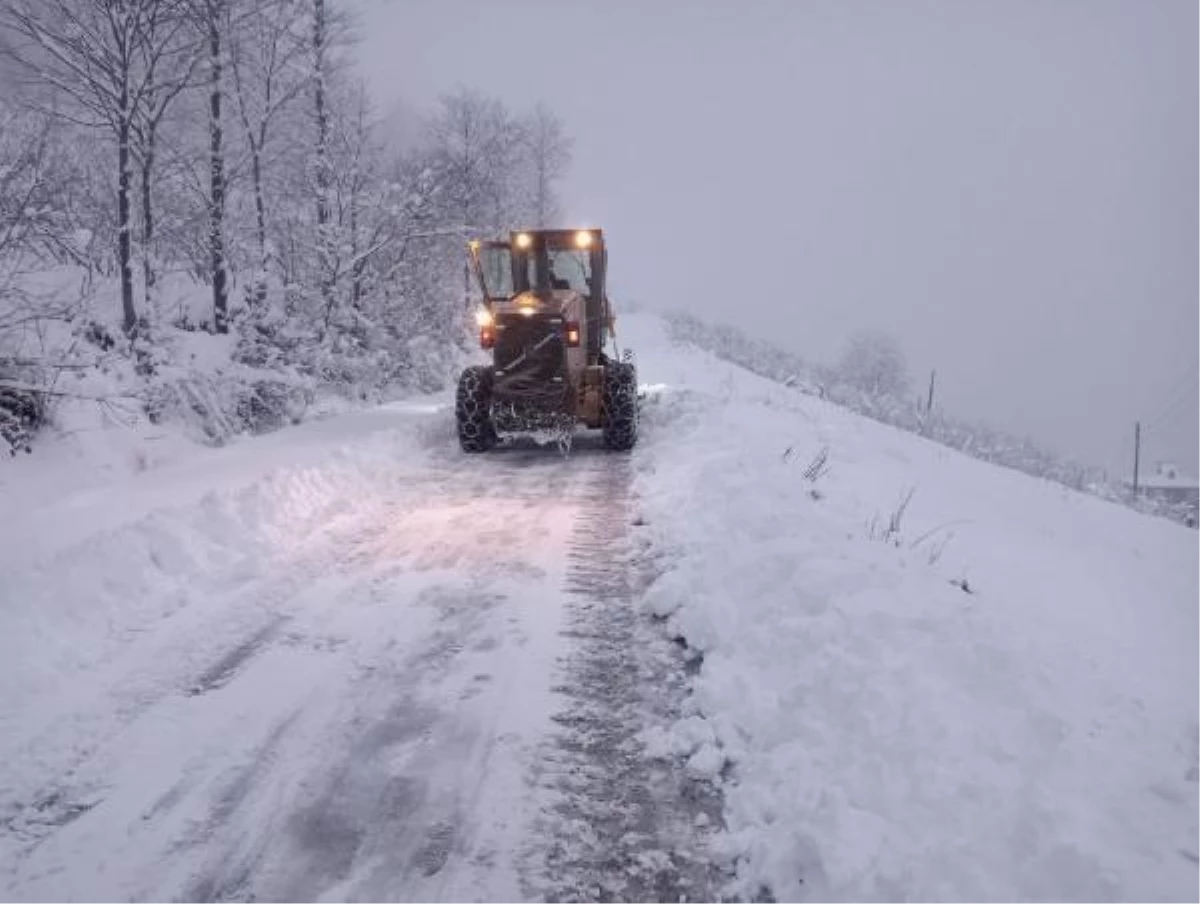 Doğu Karadeniz\'de kar; 201 köy ve mahalle yolu kapandı