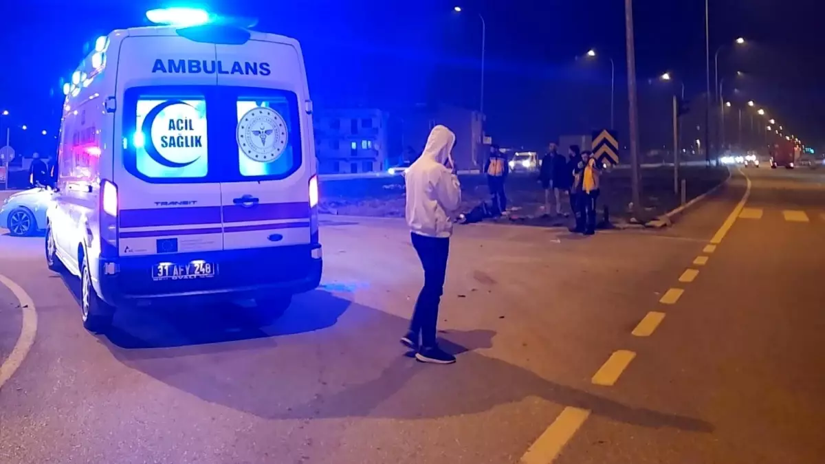 Hassa\'da trafik kazası: 2 yaralı