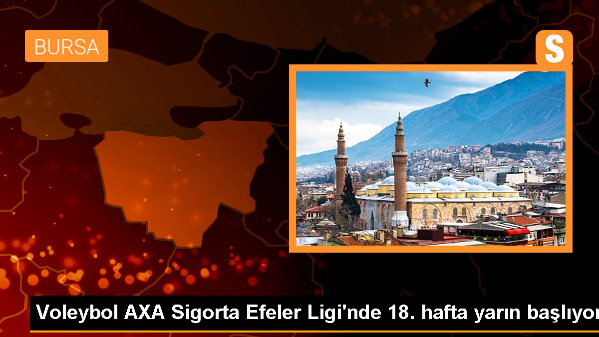 Voleybol AXA Sigorta Efeler Ligi\'nde 18. hafta yarın başlıyor
