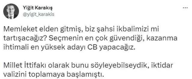 6'lı masada yeni kriz! Cihan Paçacı'nın ardından İYİ Parti'den Kılıçdaroğlu'nun adaylığına bir itiraz daha