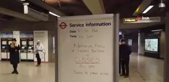 İngiltere'de demir yolu çalışanlarından grev