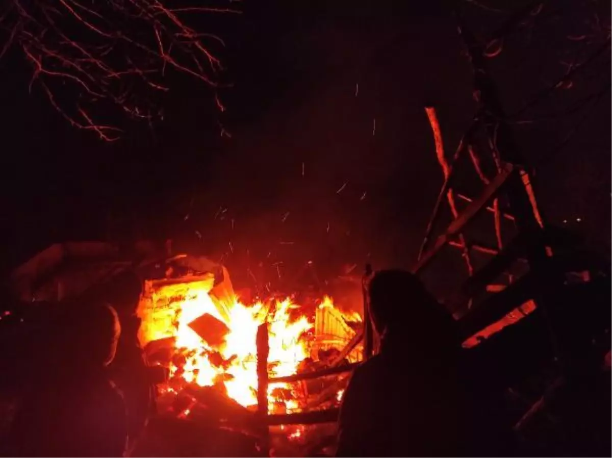 Kastamonu'da 2 ahşap ev yandı