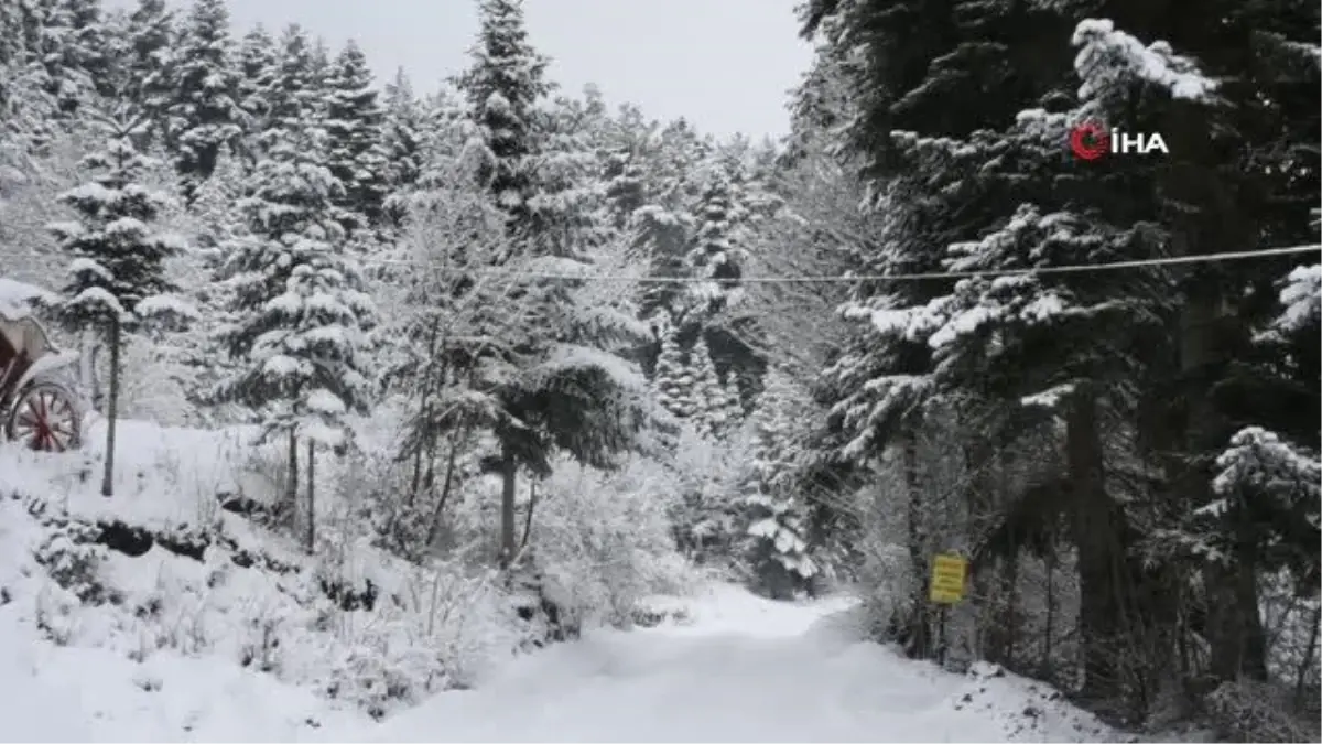 Kastamonu\'da kartpostallık kar manzaraları