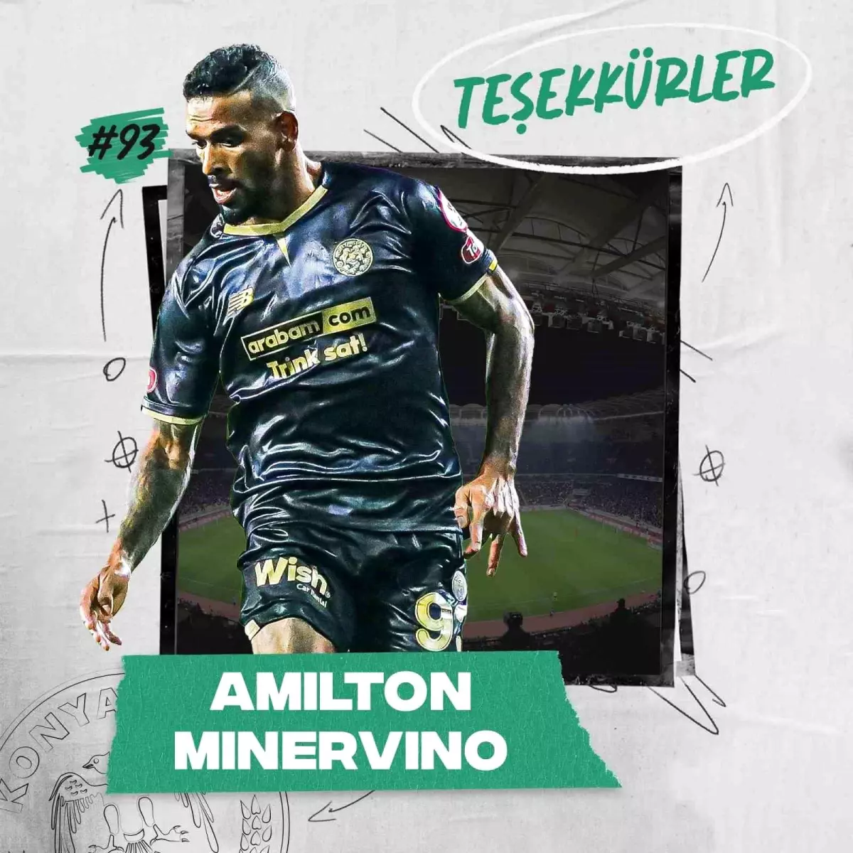 Konyaspor\'da Amilton ile yollar ayrıldı