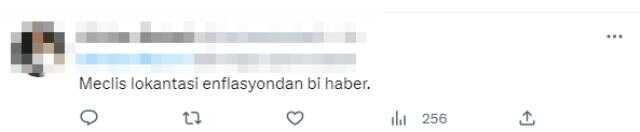 Meclis lokantasından gelen son adisyon sosyal medyada büyük tepki çekti: Ben de 5 liraya içi boş poğaça yiyorum