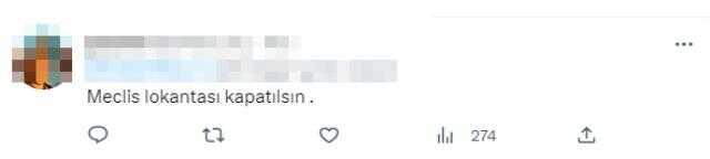 Meclis lokantasından gelen son adisyon sosyal medyada büyük tepki çekti: Ben de 5 liraya içi boş poğaça yiyorum