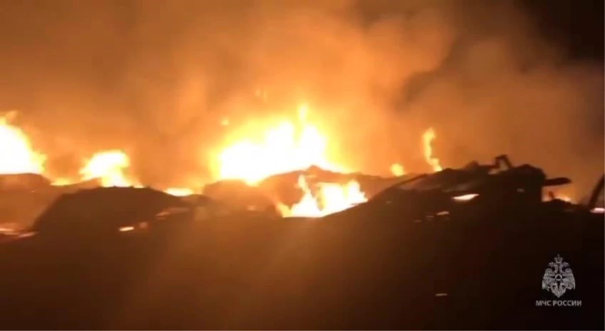 Sivastopol Yakınlarındaki Bir Şantiyede Çıkan Yangında 8 Kişi Hayatını Kaybetti