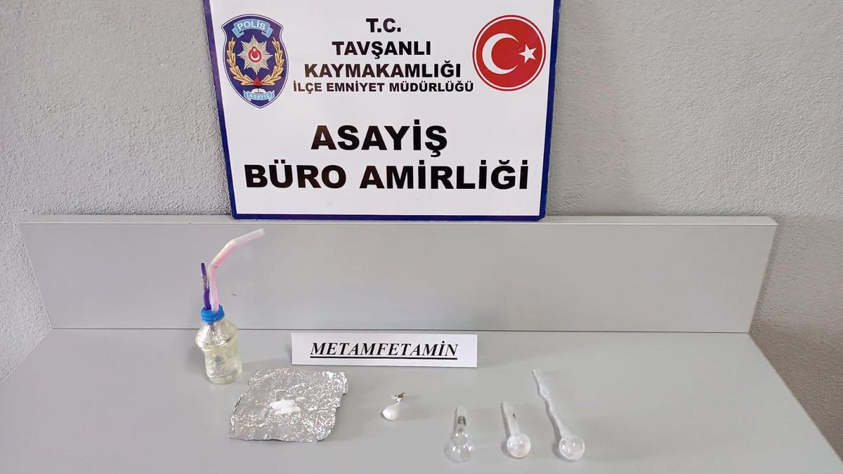 Tavşanlı\'da bir evde uyuşturucu madde ele geçirildi