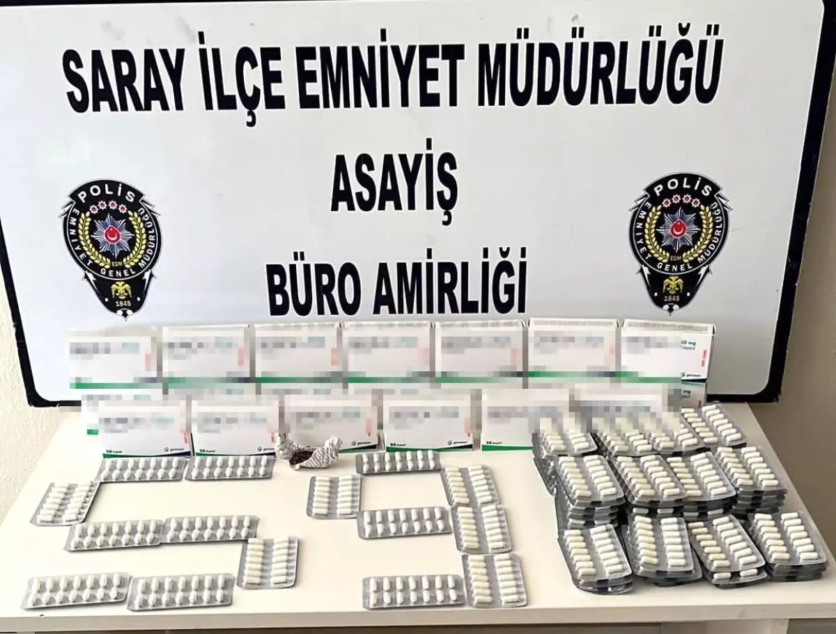 Tekirdağ\'da bin 172 adet sentetik uyuşturucu hap ele geçirildi