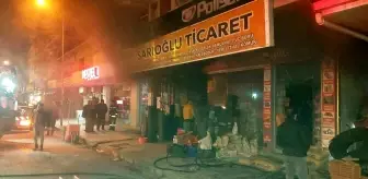 Yenice'de bir iş yerinin bodrum katında yangın çıktı