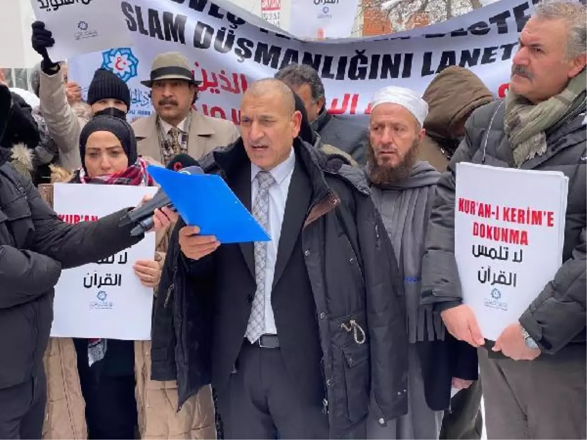Ankara'da, İsveç'te Kur'an-ı Kerim yakılmasına tepki
