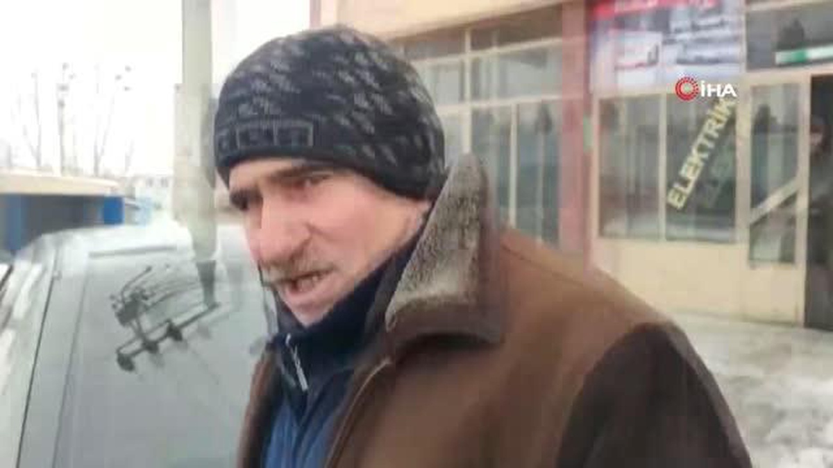 Aşkale\'de onlarca araç soğuk yüzünden çalıştırılamadı