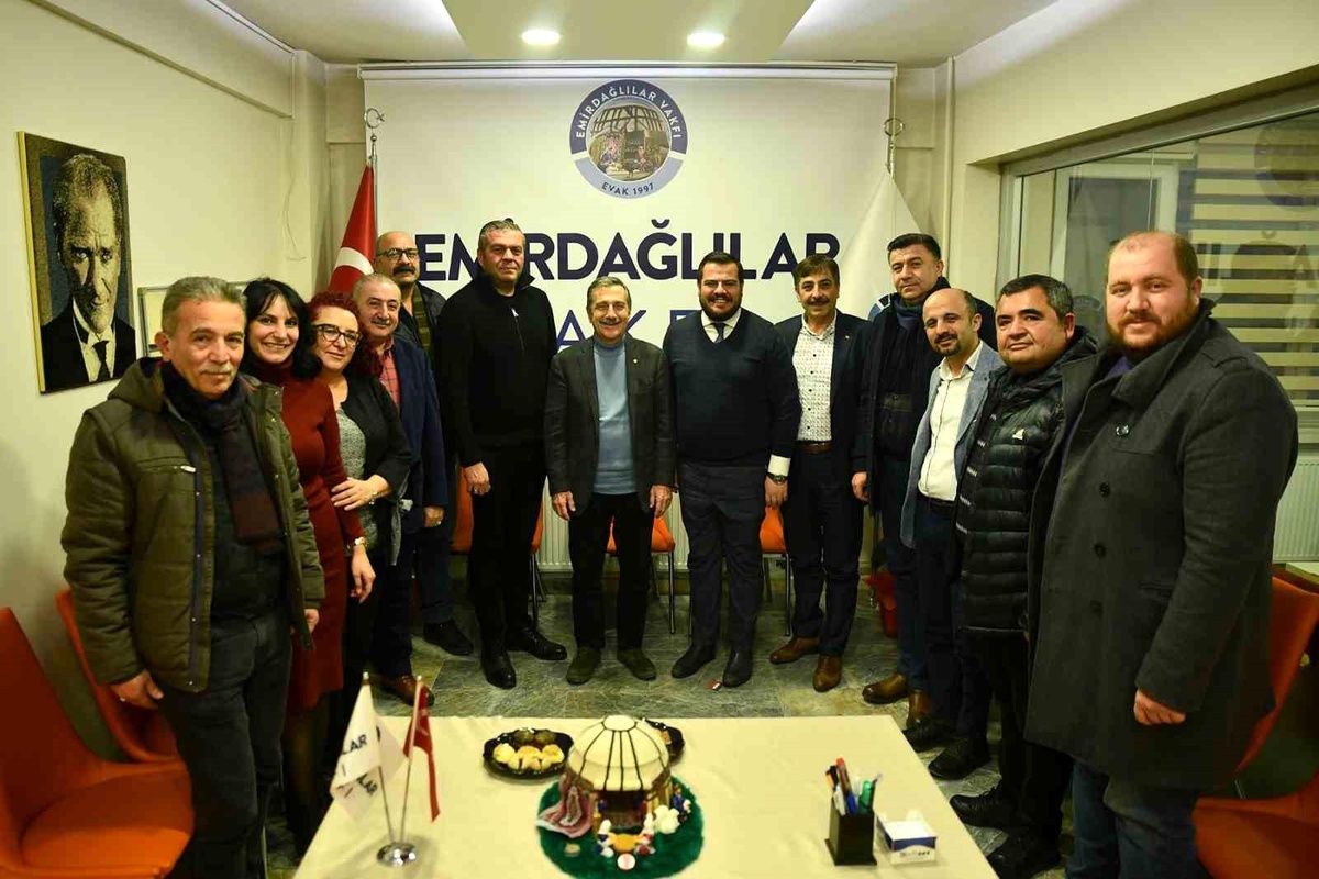 Başkan Ataç\'tan Emirdağlılar Vakfı\'na ziyaret