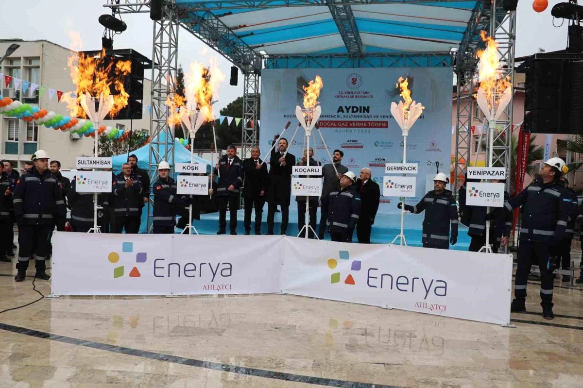 Cumhurbaşkanı Erdoğan, Koçarlı\'nın doğalgazını ateşledi