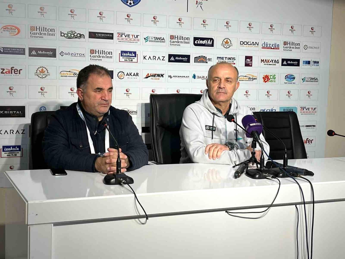 Erzurumspor FK-Tuzlaspor maçının ardından