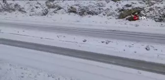 Hatay'da kar yağışı etkili oluyor