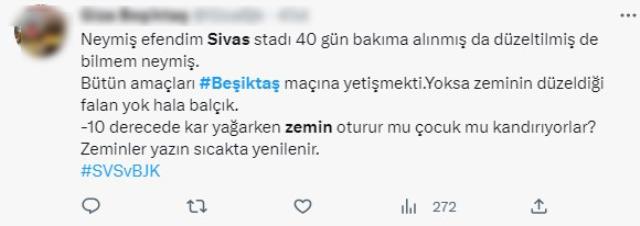 Herkes aynı soruyu soruyor! Sivasspor-Beşiktaş maçının zemini mücadelenin önüne geçti