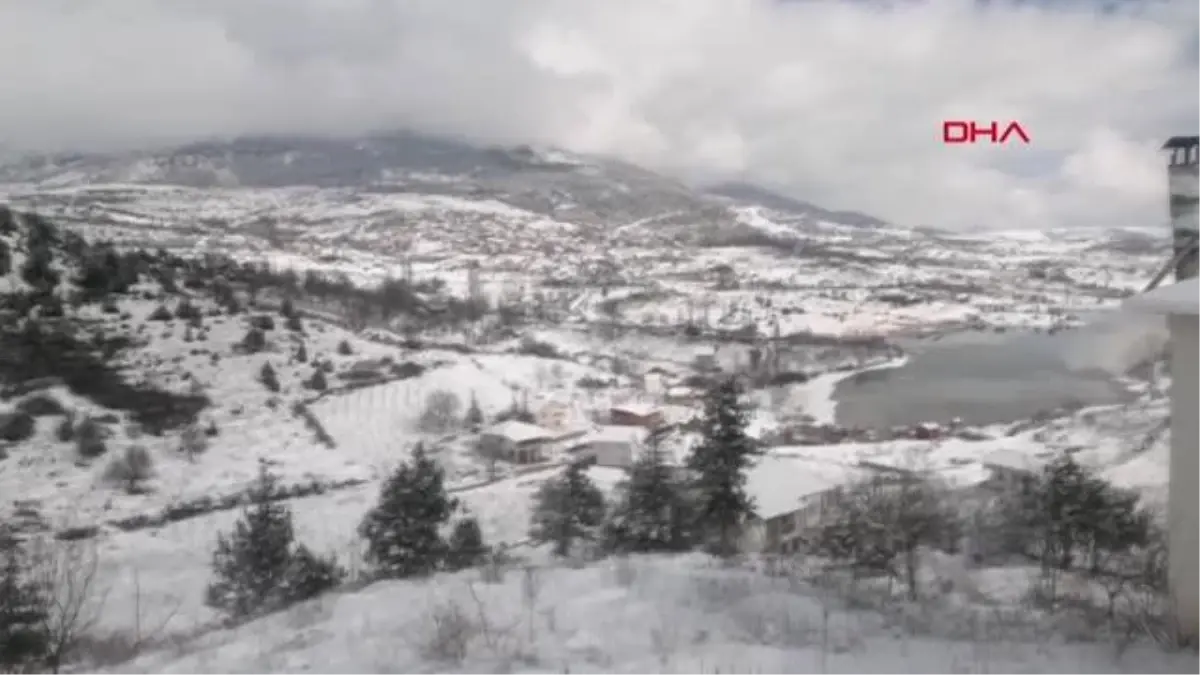 MERSİN\'İN YÜKSEK KESİMLERİNDE KAR YAĞIŞI