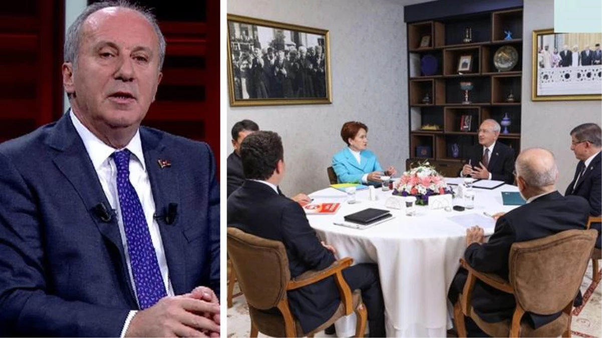 Partisinin oy oranı soruldu, İnce\'nin sözleri 6\'lı Masa\'daki dört lideri kızdıracak