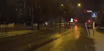 Aksaray'da kar yağışı başladı; Yarıyıl tatili 1 gün uzatıldı