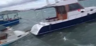 Ayvalık ve Kuzey Ege'de fırtına etkili oluyor