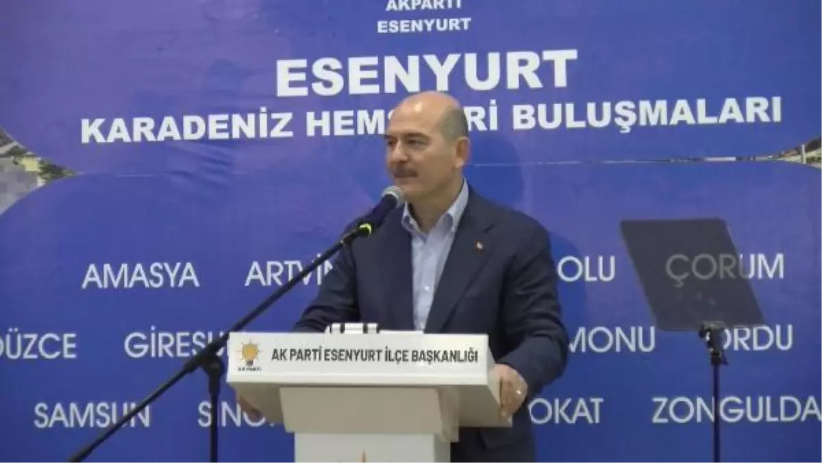 BAKAN SOYLU ESENYURT-KARADENİZ BULUŞMASI\'NA KATILDI
