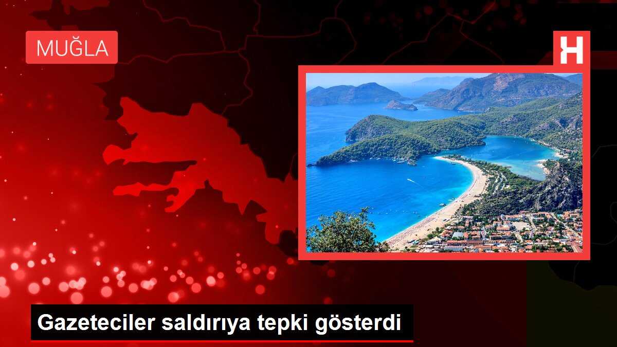 Gazeteciler saldırıya tepki gösterdi