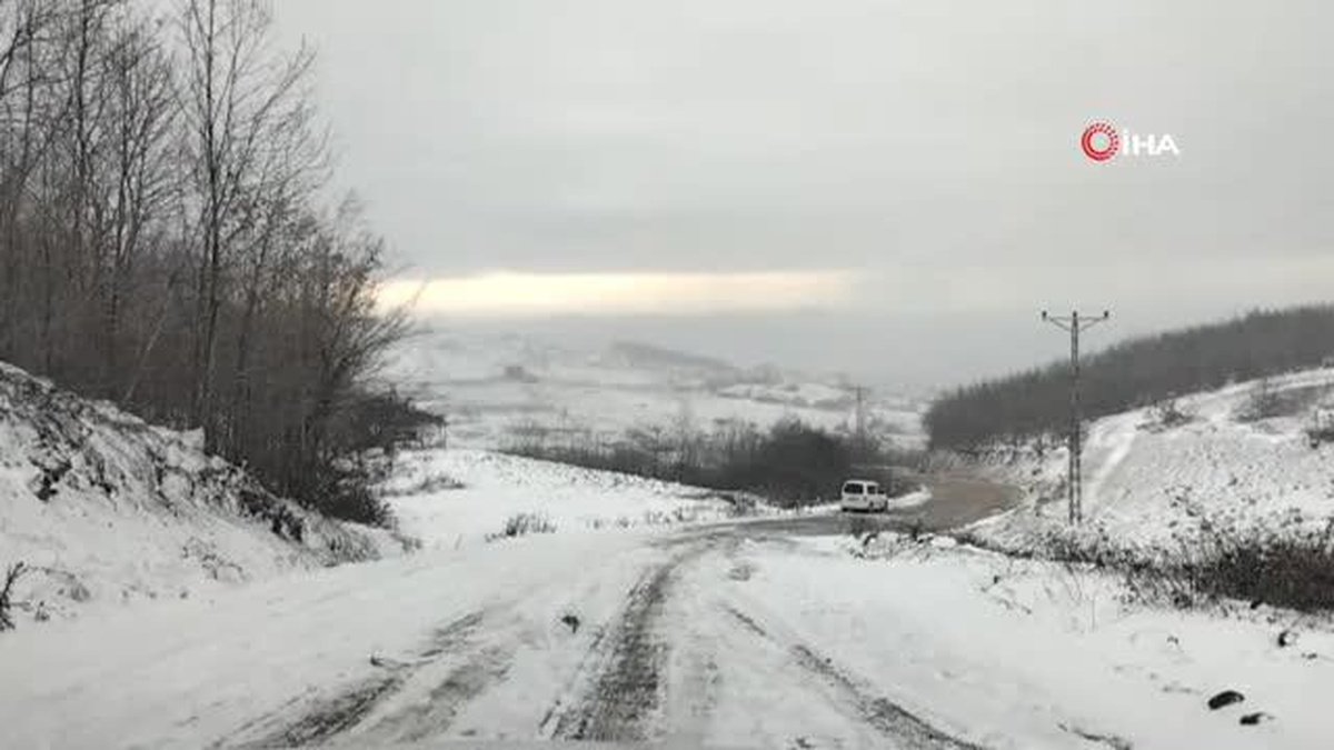 Kuraklık sonrası gelen kar vatandaşı mutlu etti