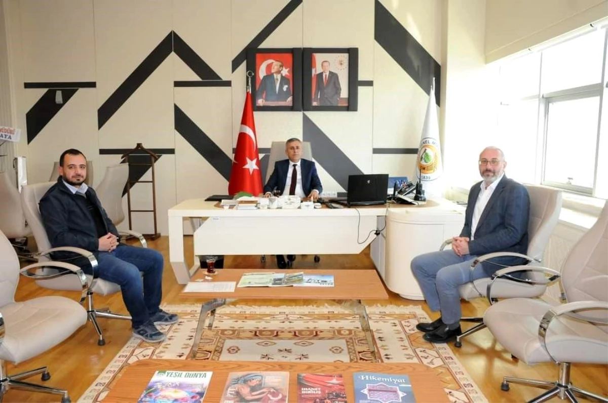 Kütahya 30 Ağustos OSB Müdürü Murat Demir, Bölge Müdürü Erdal Dingil\'le görüştü