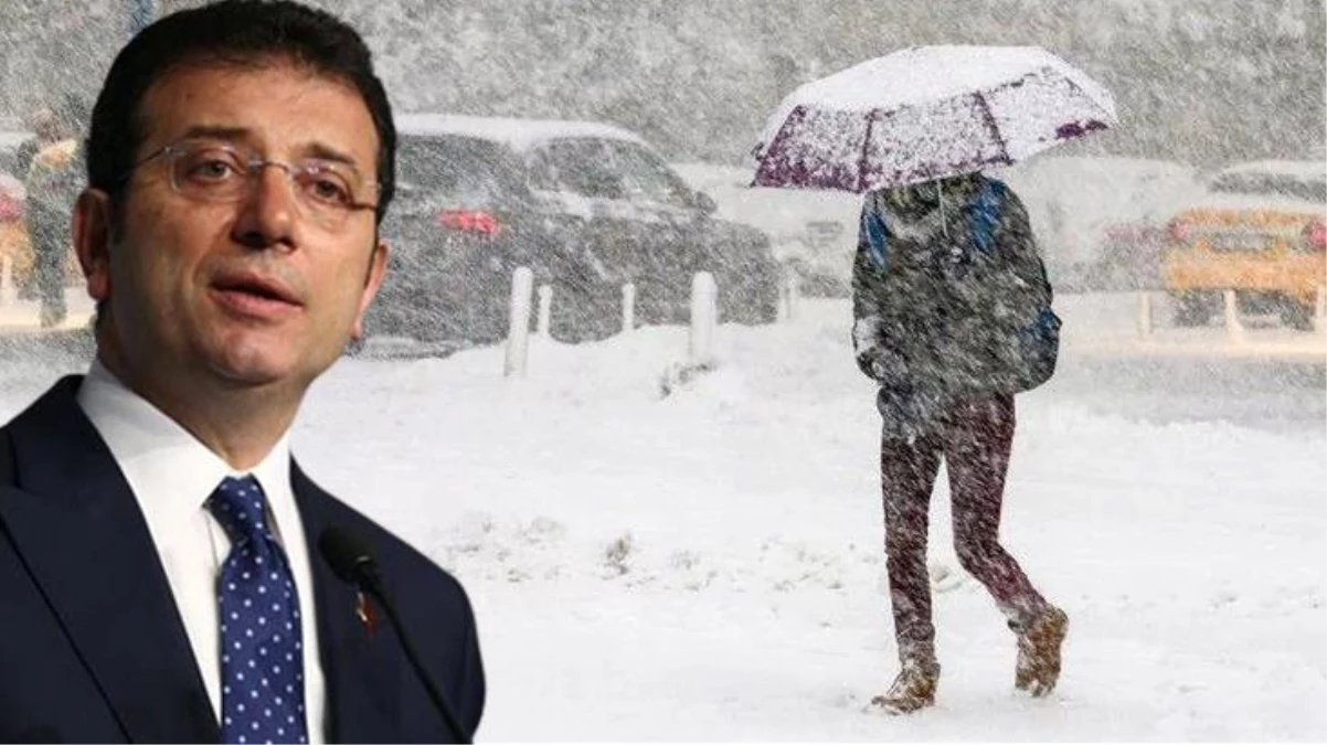 Son Dakika! İmamoğlu\'ndan İstanbul için yeni uyarı: Öğleden sonra fırtına ve kar yağışı bekleniyor, mecbur kalmadıkça dışarı çıkmayın
