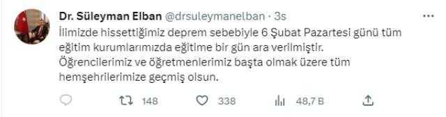7.4'lük deprem sonrası Adana'da son durum