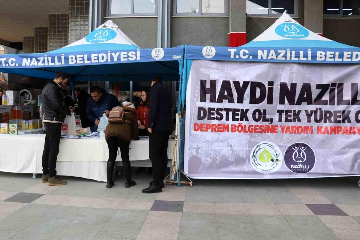 Afet bölgesine Nazilli\'den yardım eli