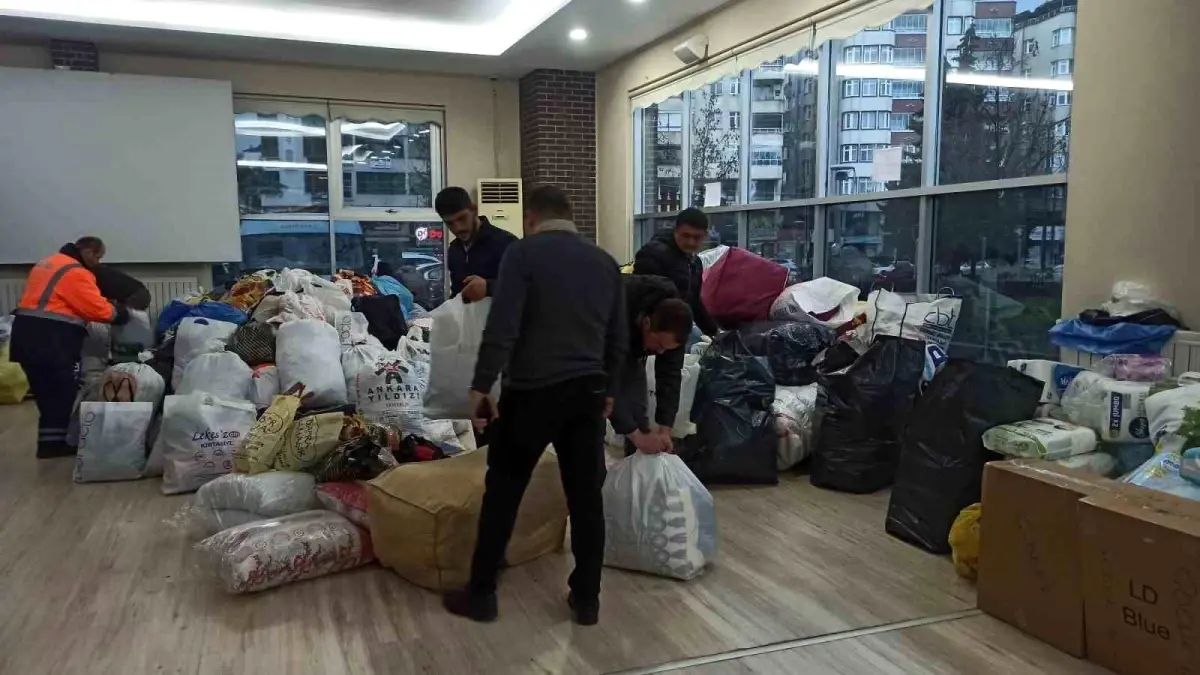 Afetzedeler için yardım kampanyası