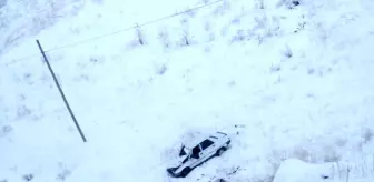 Ağrı'da kar yağışı kazaya neden oldu: 2 yaralı